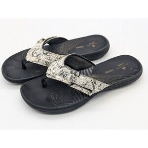 Clarks Cloudsteppers Women's Breeze Sea Comfort Sandals U.S. Size 7 Flip Flops